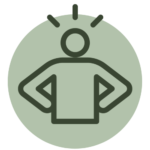 Person icon with hands on hips | Teen therapy to build more confidence and resilience